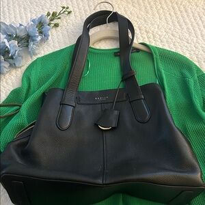 RADLEY LONDON Black Leather Shoulder Bag